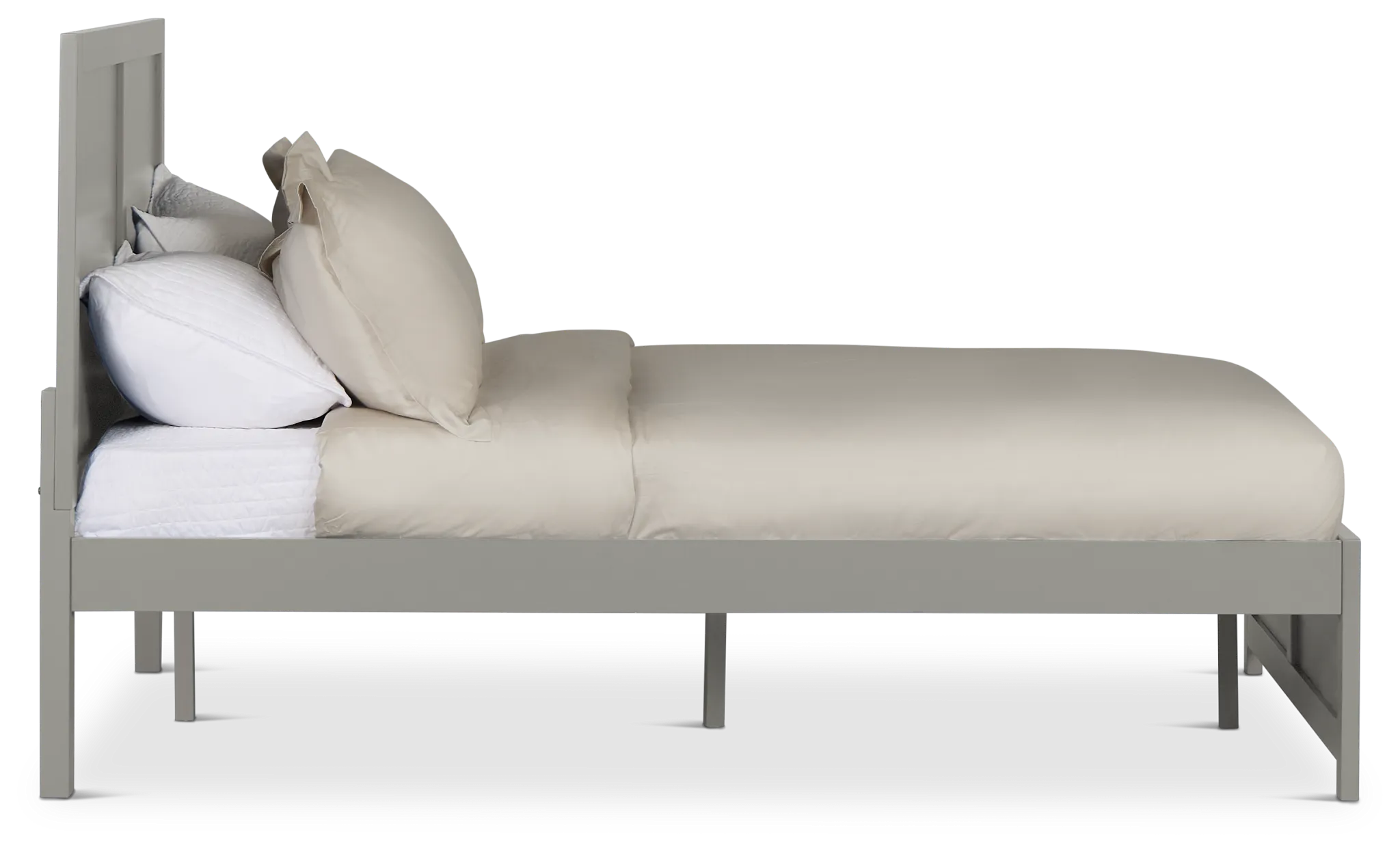 Charleston Gray Panel Bed