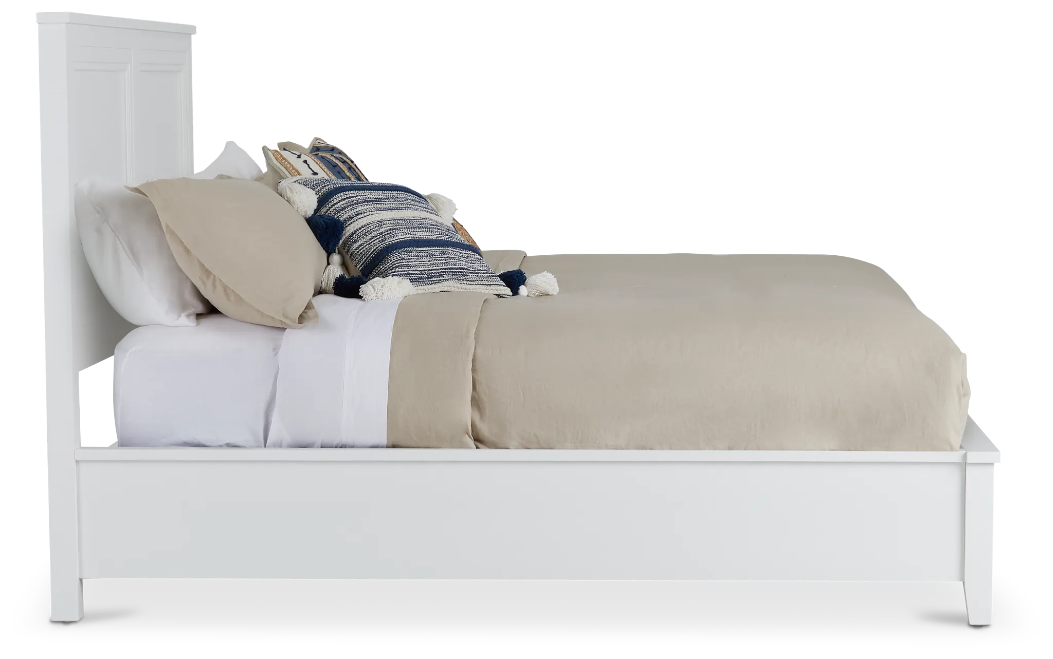 Nantucket White Panel Bed