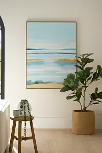 Peaceful Blue Framed Wall Art