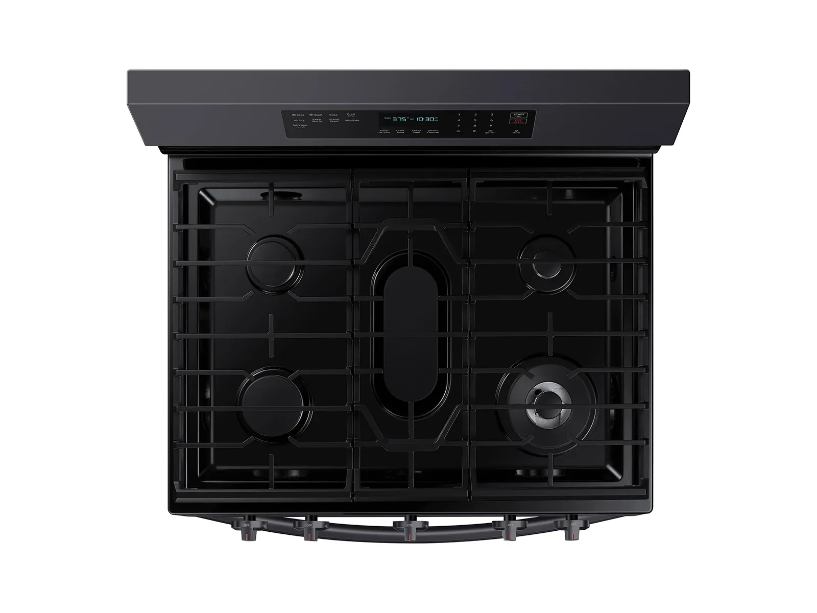 Samsung 6711 Series Black Gas Range