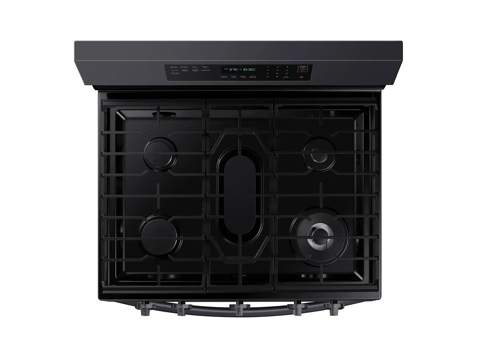 Samsung 6711 Series Black Gas Range Samsung 6711 Series Black Gas Range