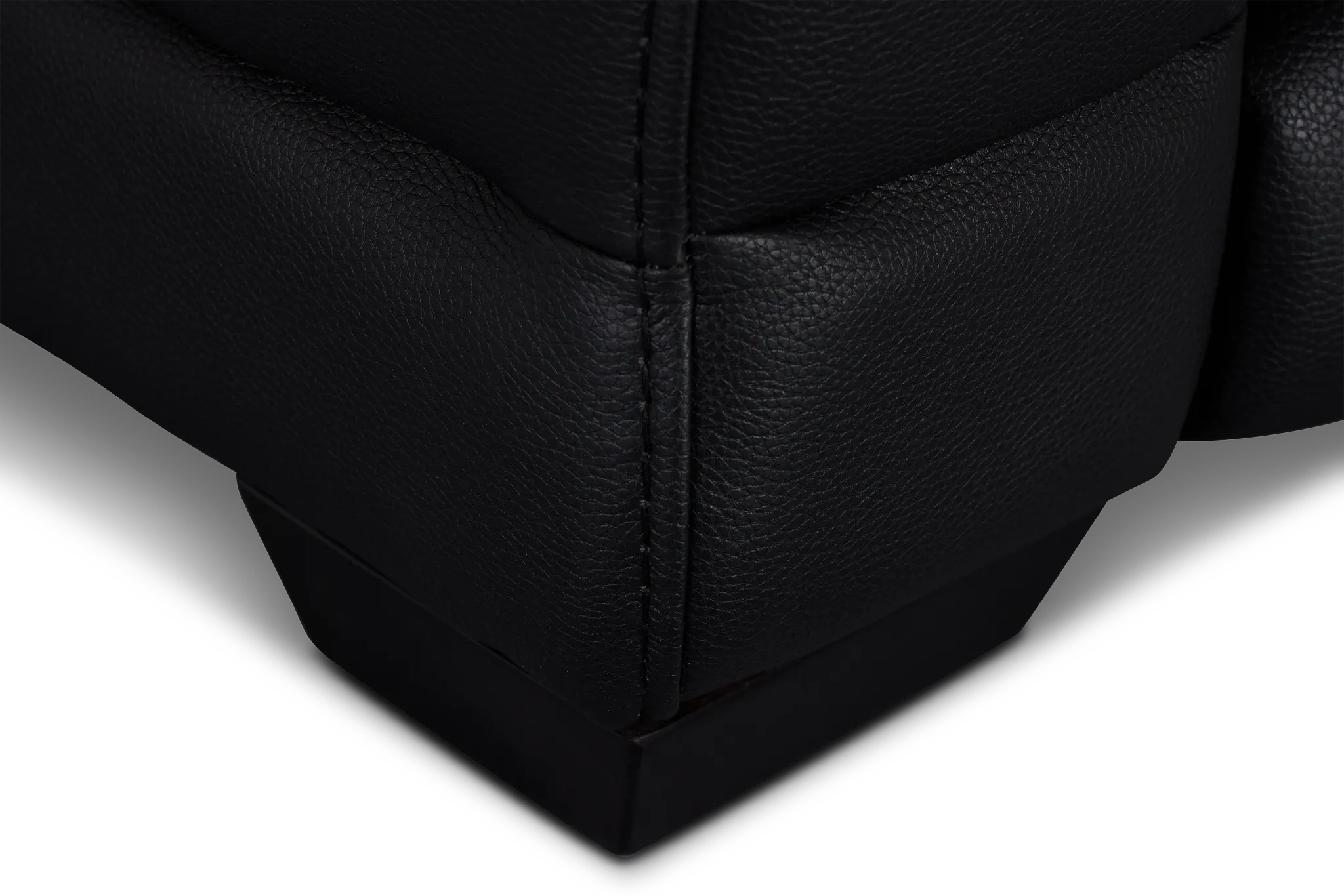 Lombardy Black Micro Power Recliner