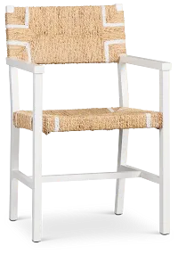 Nantucket Light Tone Woven Arm Chair