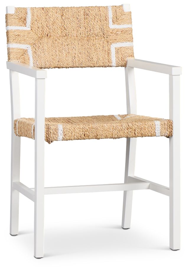 Nantucket Light Tone Woven Arm Chair