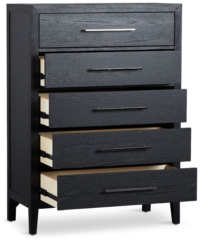 Alden Black Drawer Chest