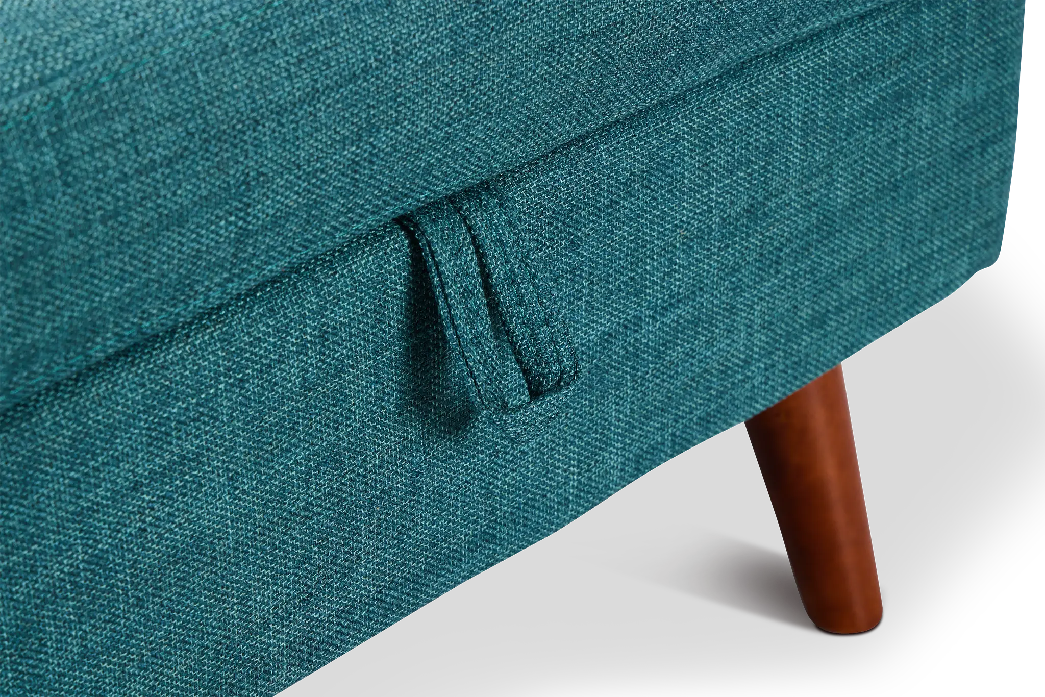 Raya Dark Teal Fabric Storage Ottoman Raya Dark Teal Fabric Storage Ottoman