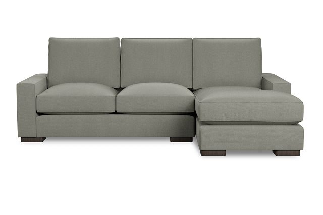 Edgewater Delray Pewter Right Chaise Sectional