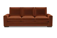 Edgewater Joya Orange 96" Sofa W/ 3 Cushions