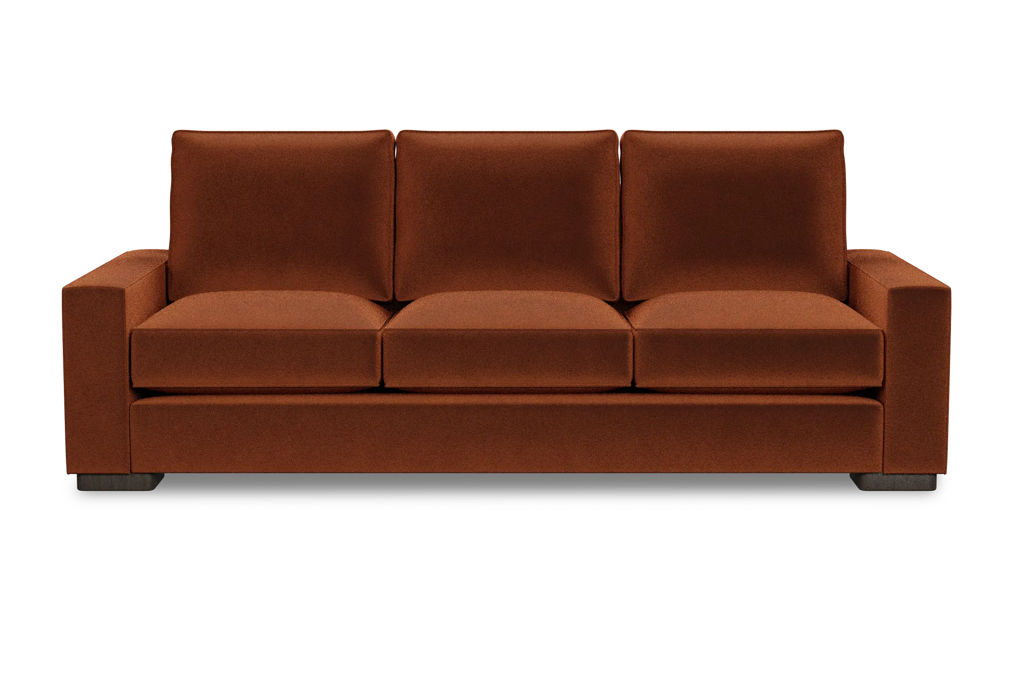 Edgewater Joya Orange 96" Sofa W/ 3 Cushions