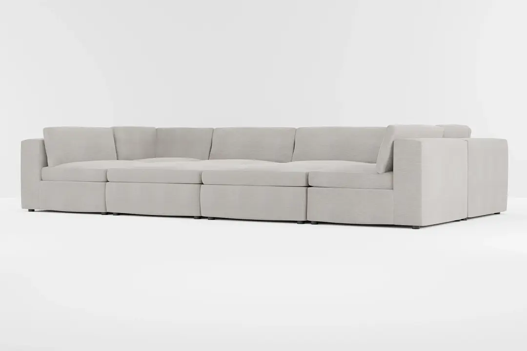 Destin Maguire Pewter Fabric 8-piece Pit Sectional Destin Maguire Pewter Fabric 8-piece Pit Sectional