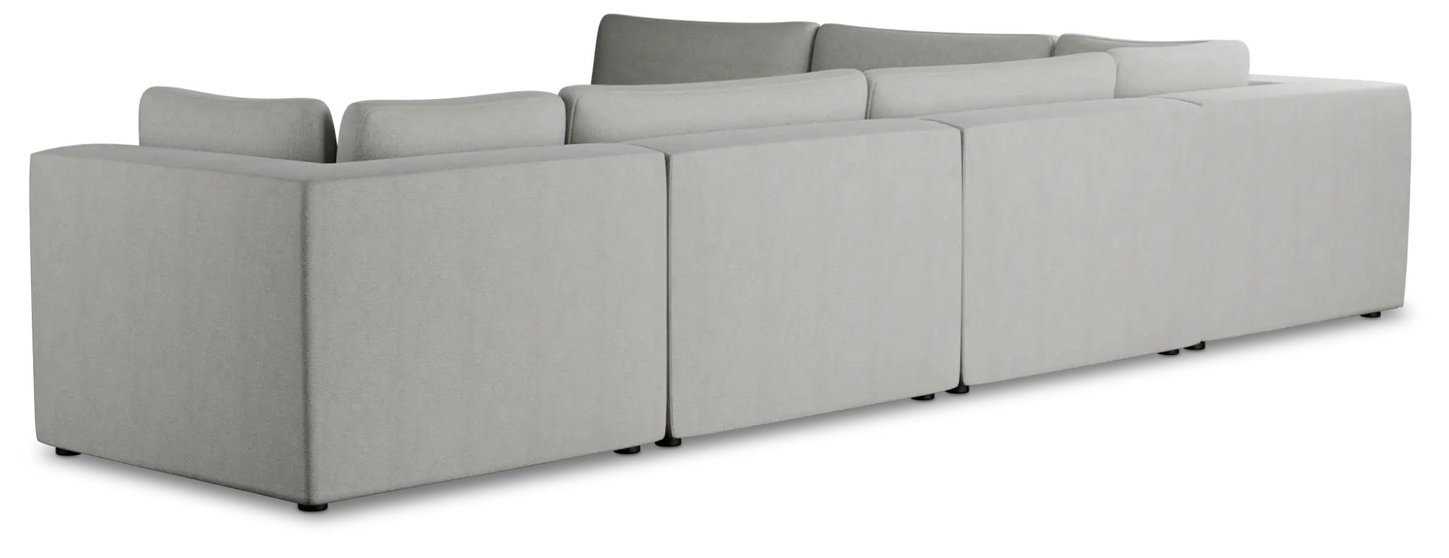 Destin Sutton Gray Fabric 6-piece Modular Sectional Destin Sutton Gray Fabric 6-piece Modular Sectional
