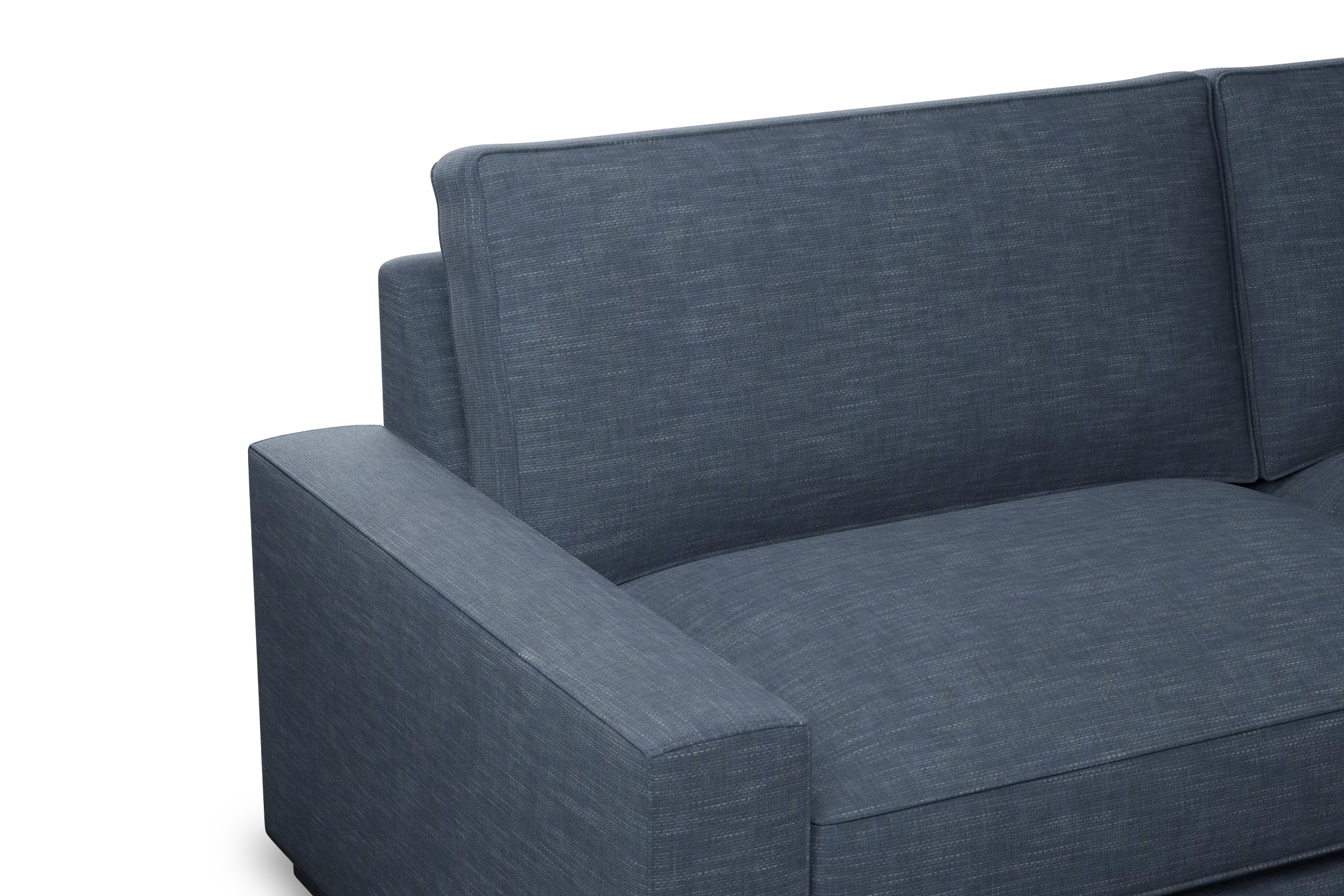 Edgewater Elevation Dark Blue 96" Sofa W/ 2 Cushions