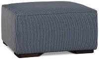 Lucy Navy Fabric Cocktail Ottoman