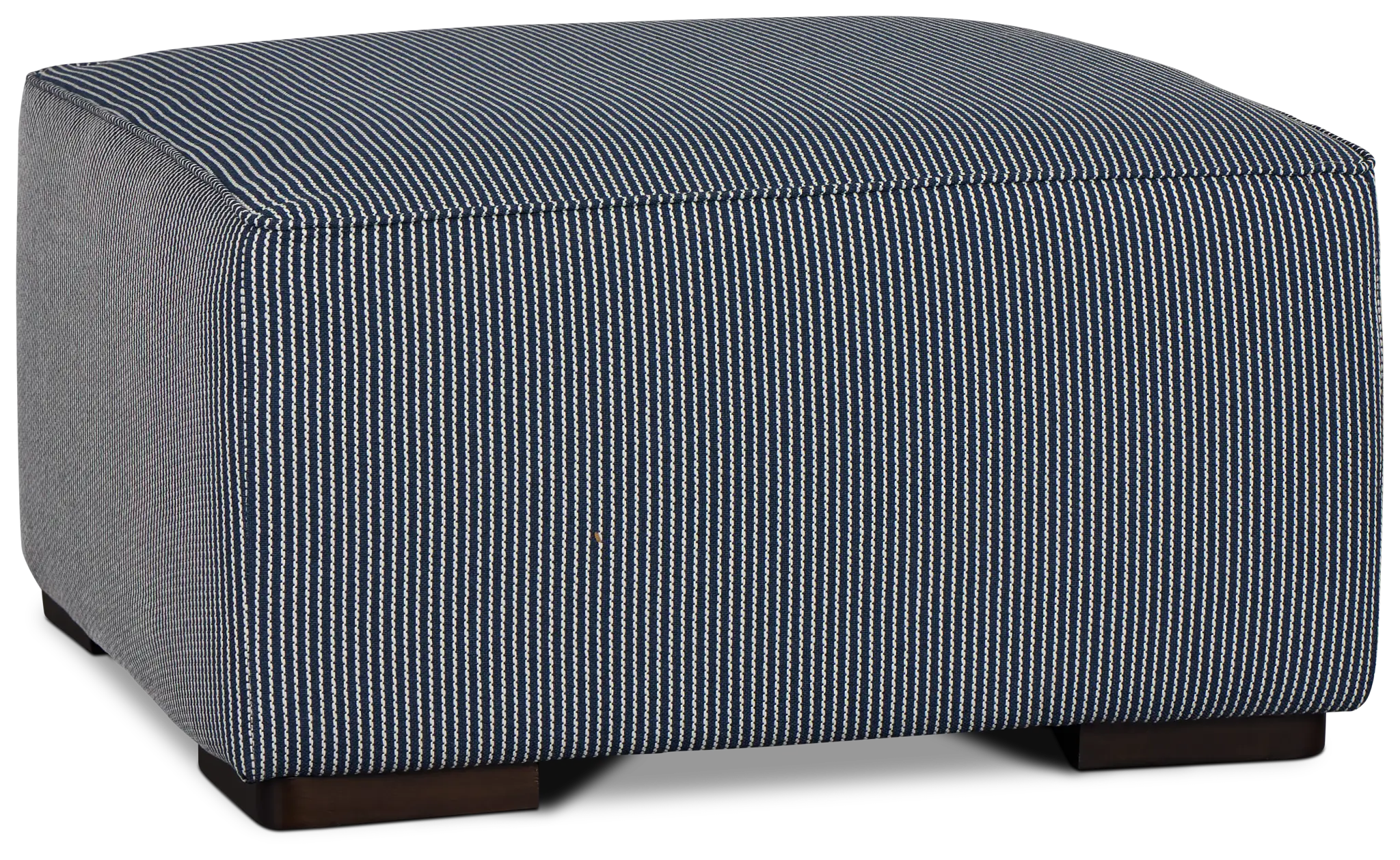 Lucy Navy Fabric Cocktail Ottoman Lucy Navy Fabric Cocktail Ottoman