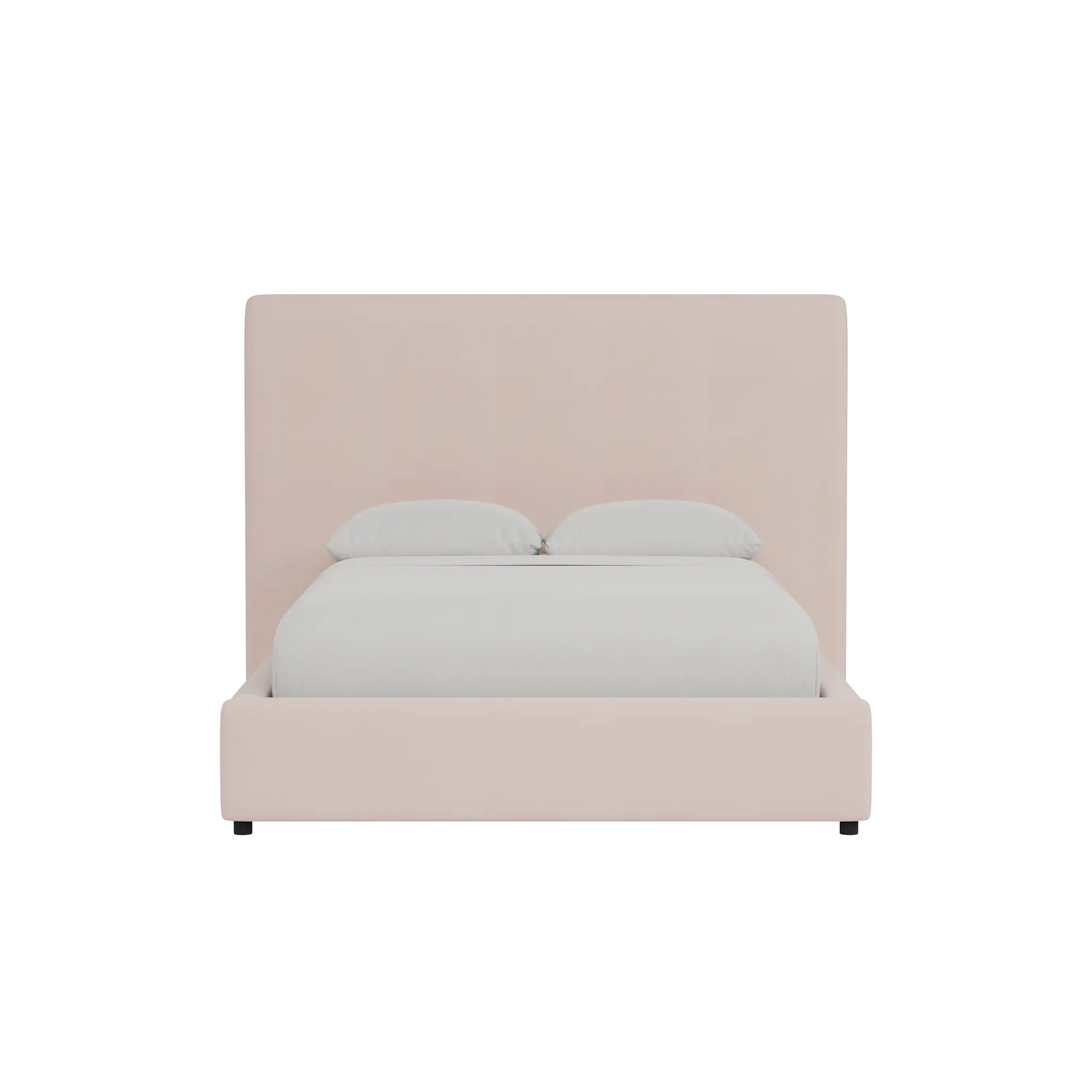 Grayton Joya Light Pink 54" Upholstered Platform Bed Grayton Joya Light Pink 54" Upholstered Platform Bed