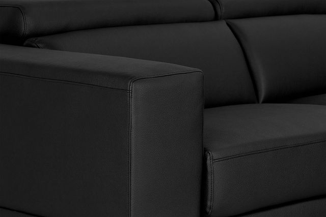 Maxwell Black Micro Large Right Chaise Sectional (0)