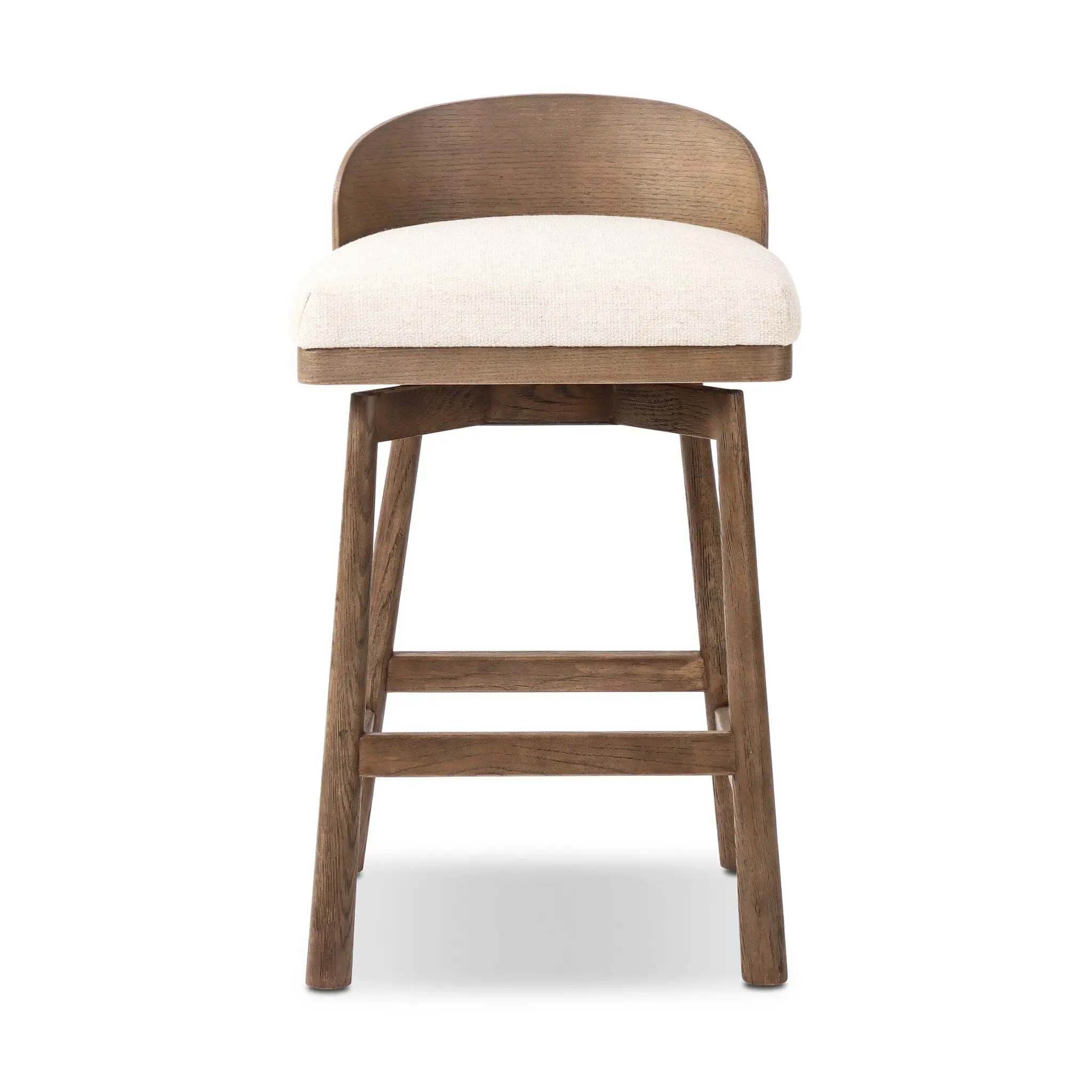 Four Hands Cloris Mid Tone 24" Swivel Barstool Four Hands Cloris Mid Tone 24" Swivel Barstool