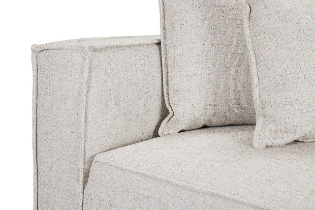 Tatum Beige Fabric Corner Chair