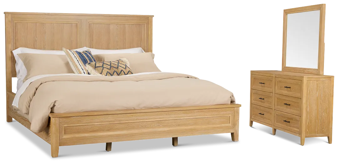 Nantucket Light Tone Panel Bedroom