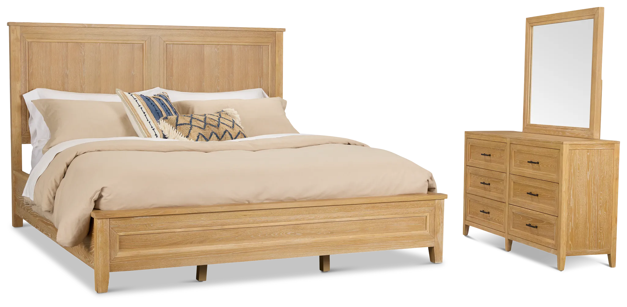 Nantucket Light Tone Panel Bedroom