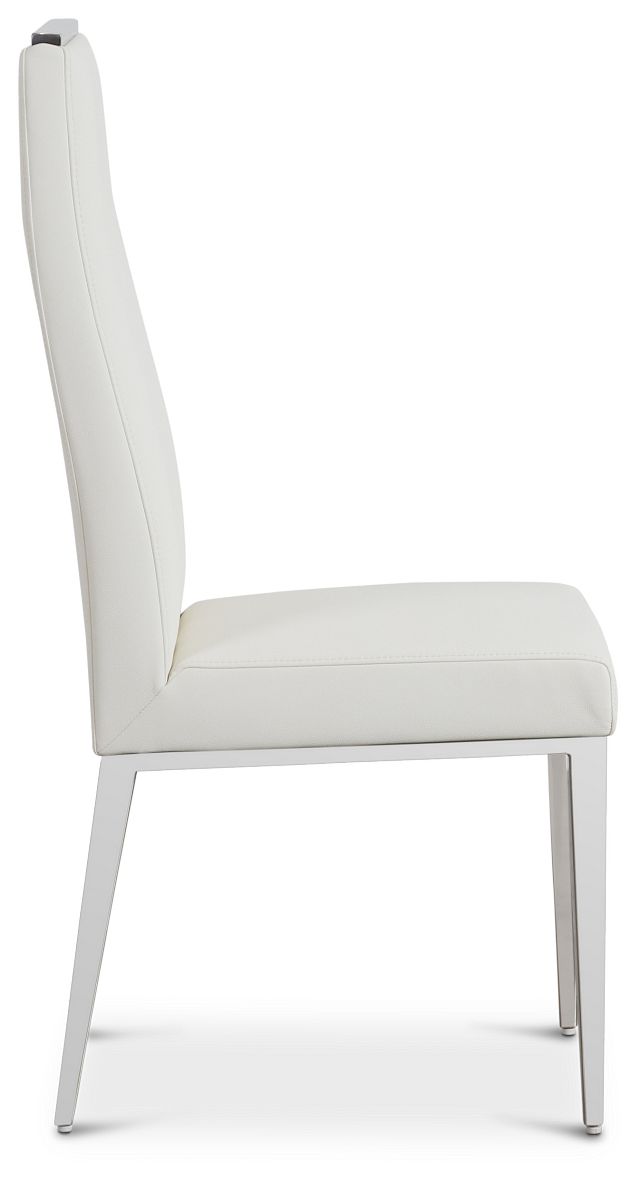 Alameda White Upholstered Side Chair (3)