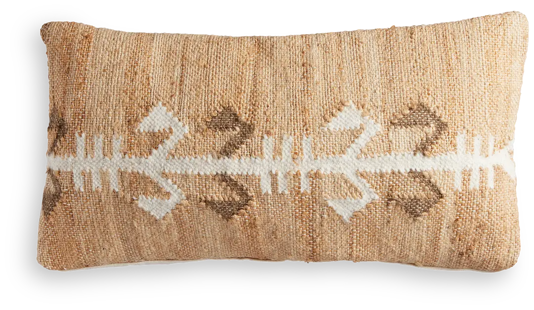 Butan Light Brown Lumbar Accent Pillow Butan Light Brown Lumbar Accent Pillow