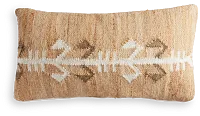 Butan Light Brown Lumbar Accent Pillow