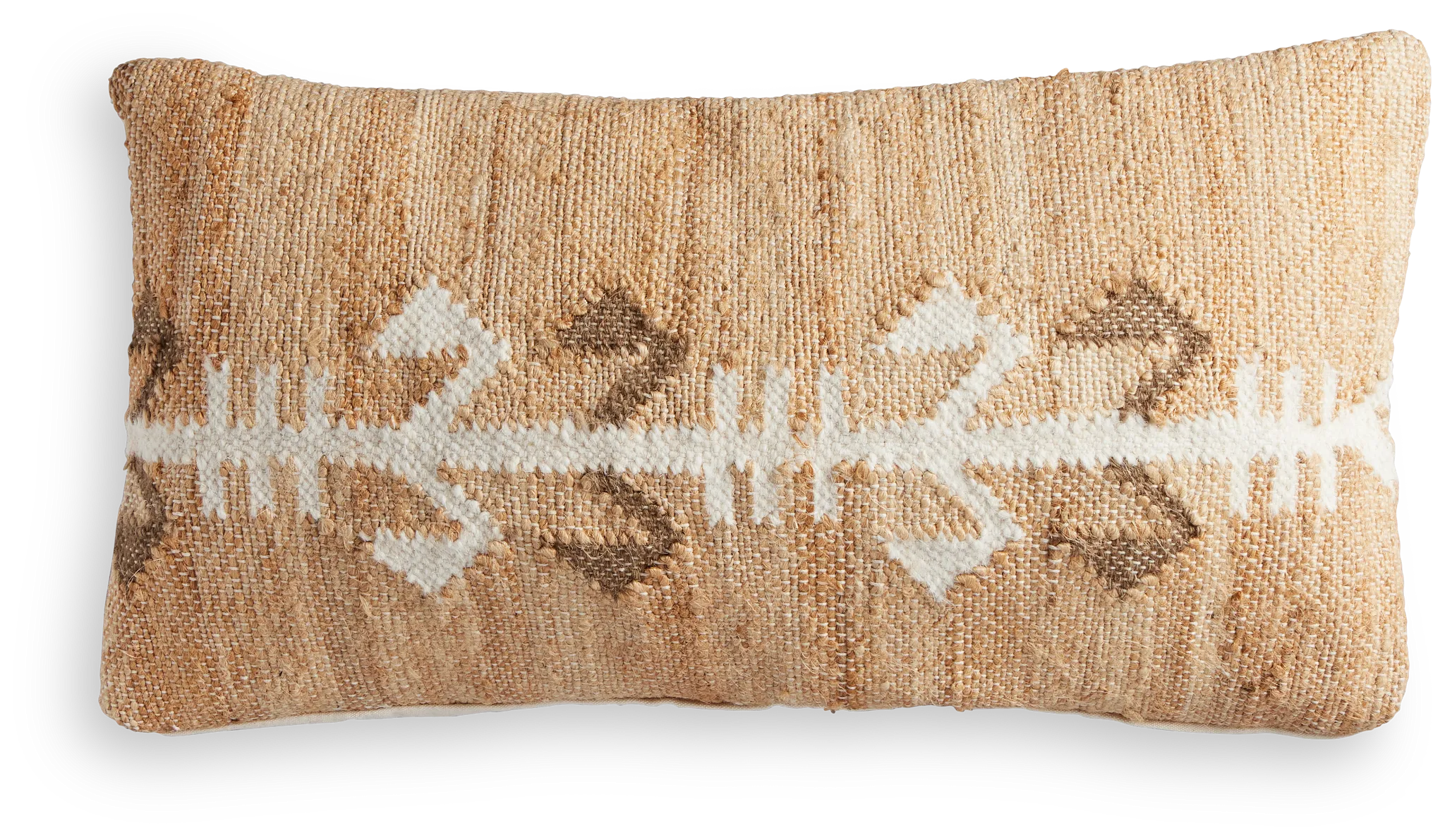 Butan Light Brown Lumbar Accent Pillow