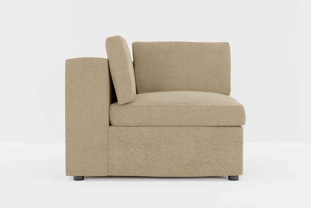 Destin Elite Taupe Fabric Corner Chair