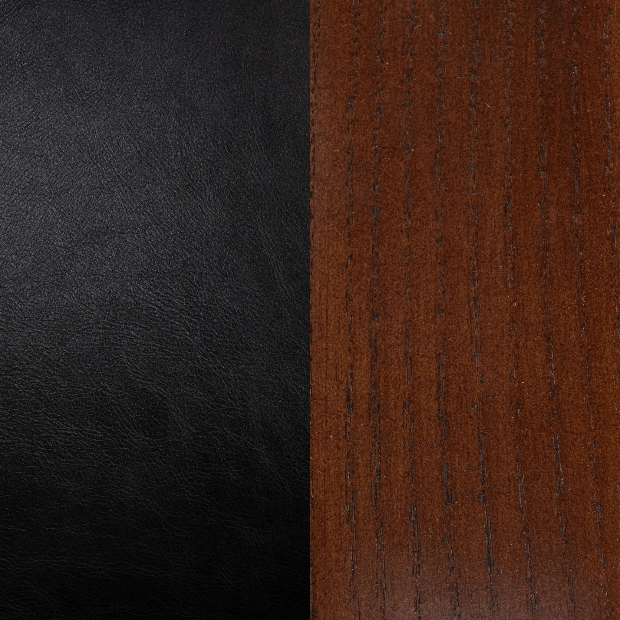 Cade Black Leather Accent Chair