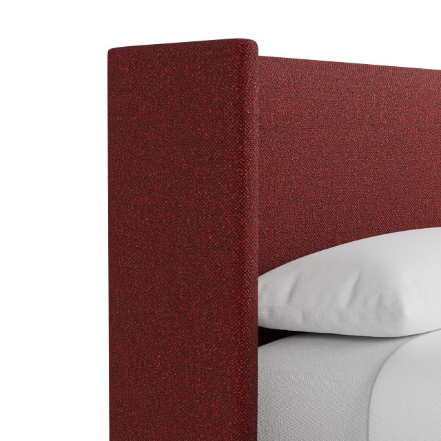 Captiva Elite Red 48" Upholstered Shelter Bed