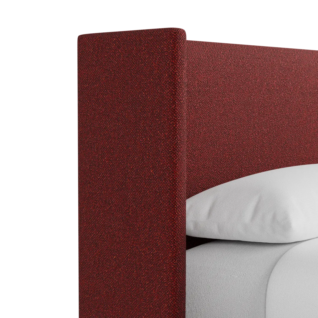 Captiva Elite Red 48" Upholstered Shelter Bed