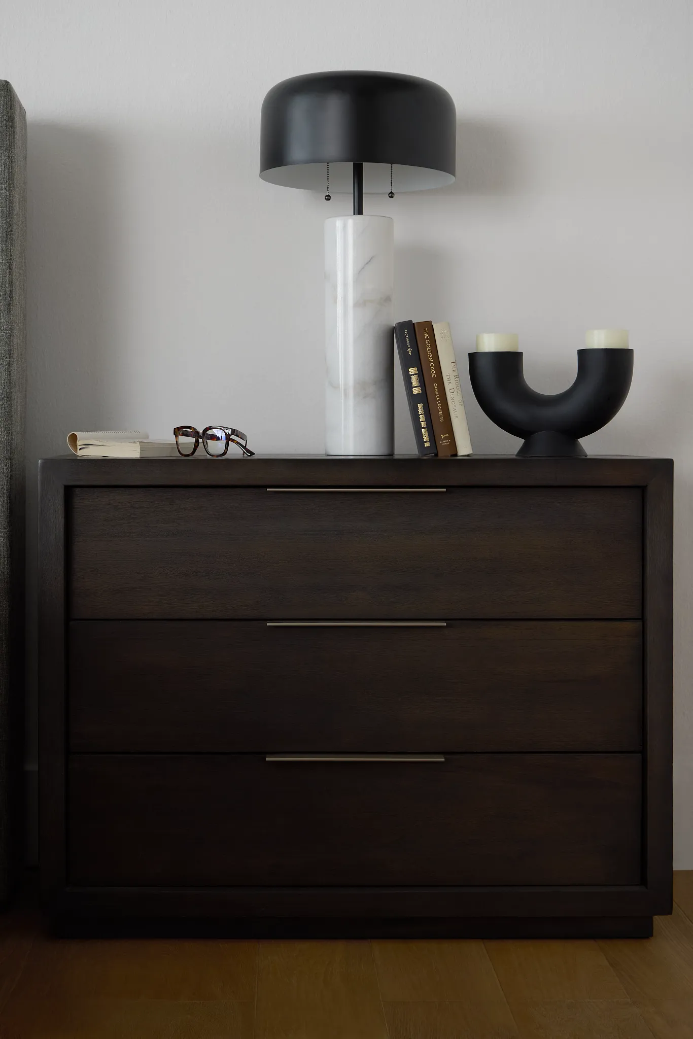 Madden Dark Tone 3-drawer Nightstand