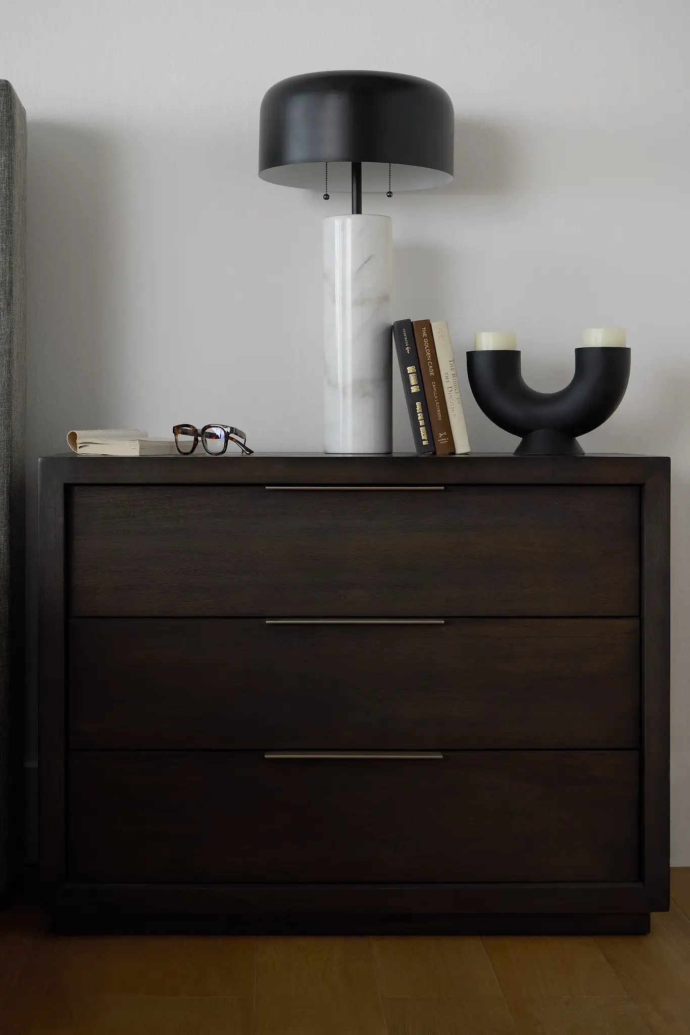 Madden Dark Tone 3-drawer Nightstand Madden Dark Tone 3-drawer Nightstand