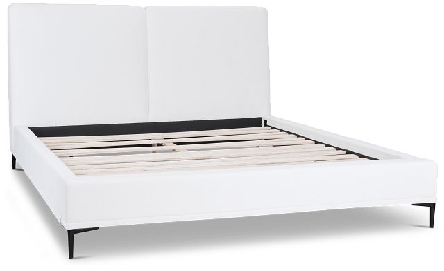 Emit Ivory Uph Panel Bed