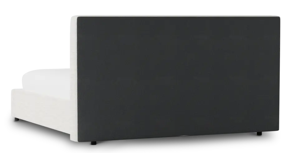 Grayton Maguire Ivory 44" Upholstered Platform Bed Grayton Maguire Ivory 44" Upholstered Platform Bed