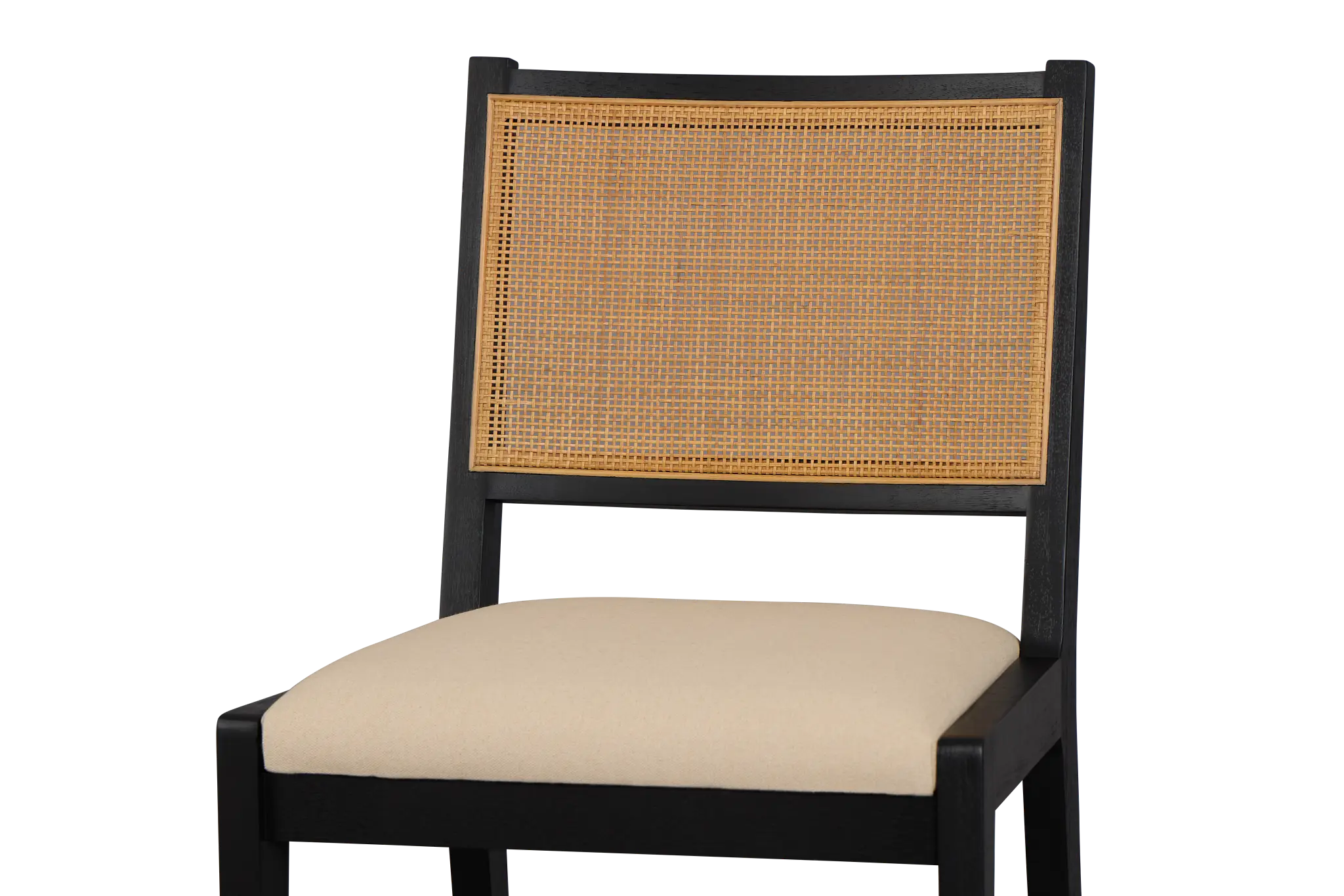 Pacific Black Woven Upholstered Side Chair Pacific Black Woven Upholstered Side Chair