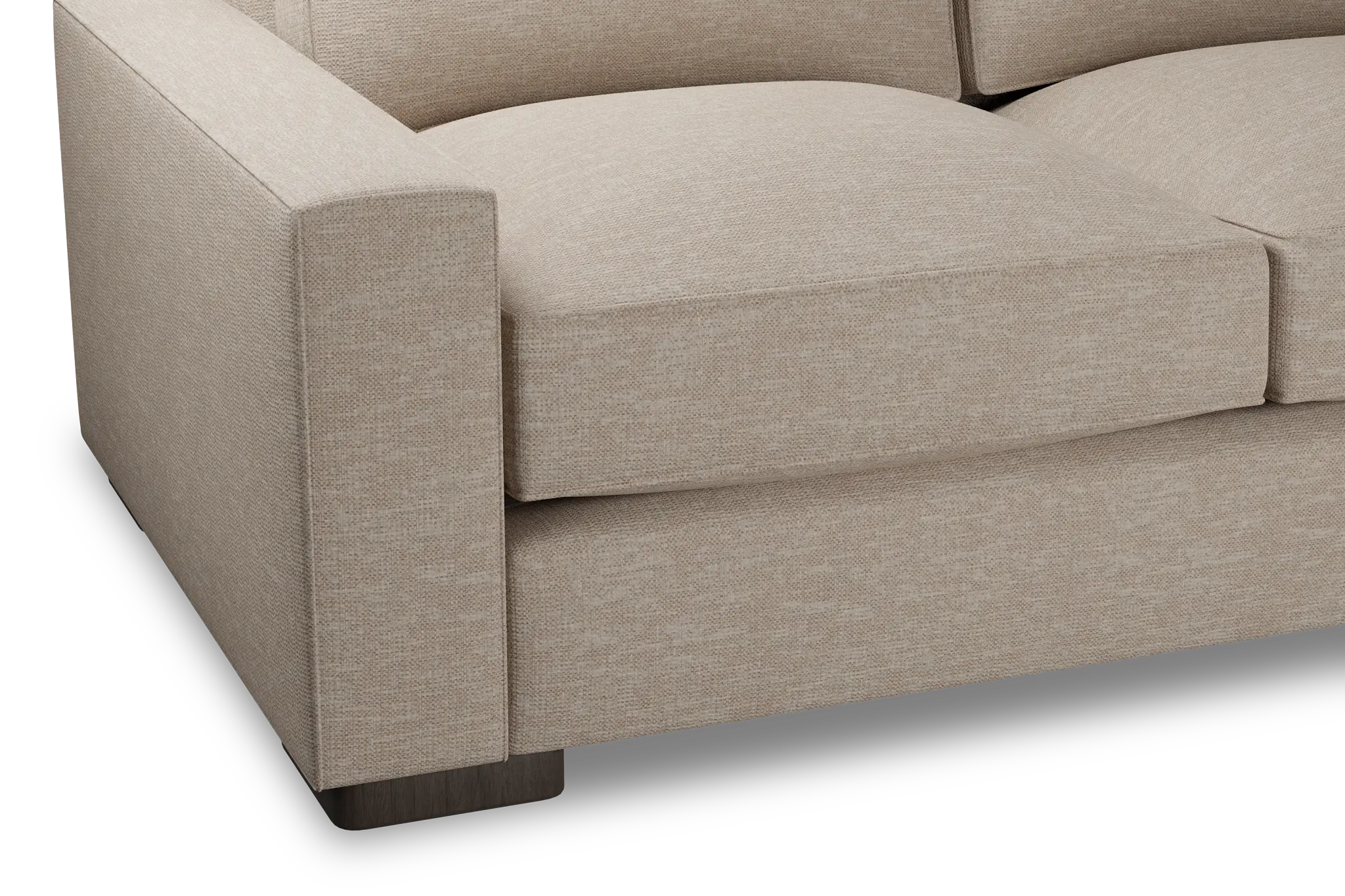Edgewater Victory Taupe Medium Two-arm Sectional Edgewater Victory Taupe Medium Two-arm Sectional