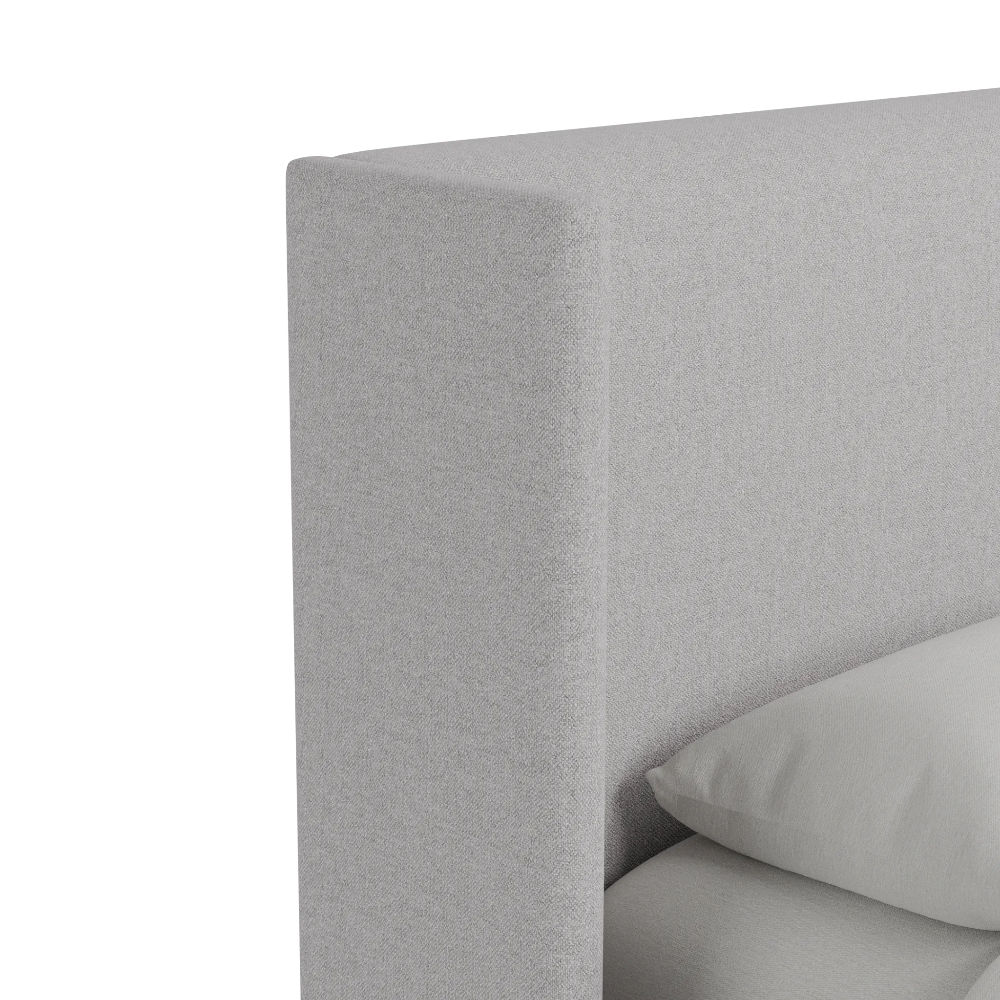 Captiva Elite Gray 48" Upholstered Shelter Bed