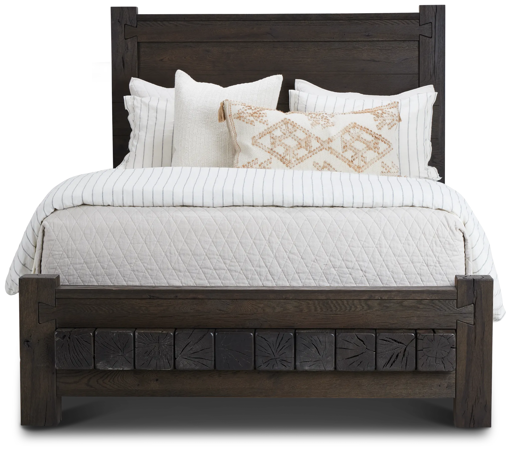 Salt Lake Dark Tone Platform Bed
