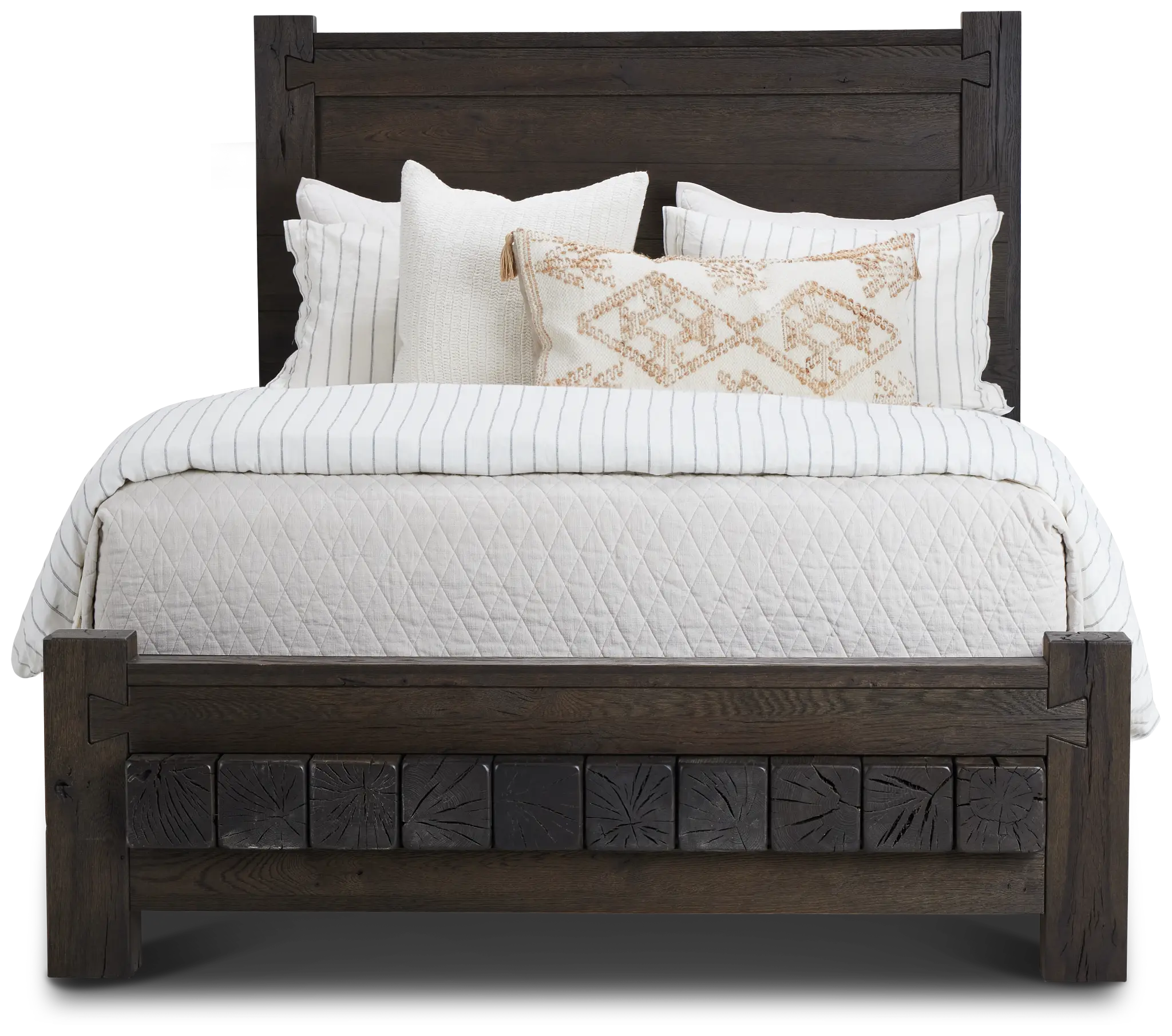 Salt Lake Dark Tone Platform Bed Salt Lake Dark Tone Platform Bed