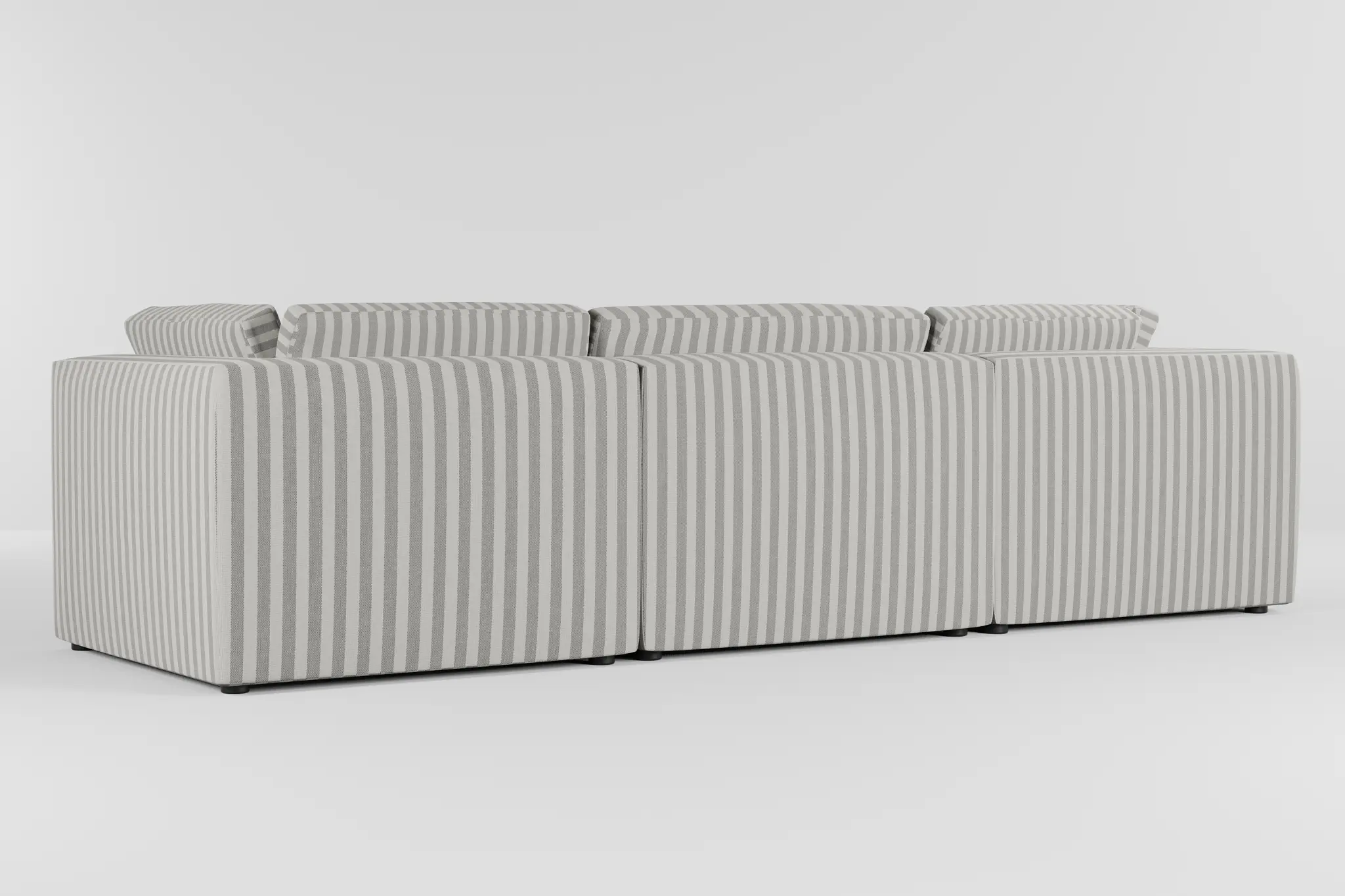 Destin Sea Lane Dark Gray Fabric 3-piece Modular Sofa Destin Sea Lane Dark Gray Fabric 3-piece Modular Sofa