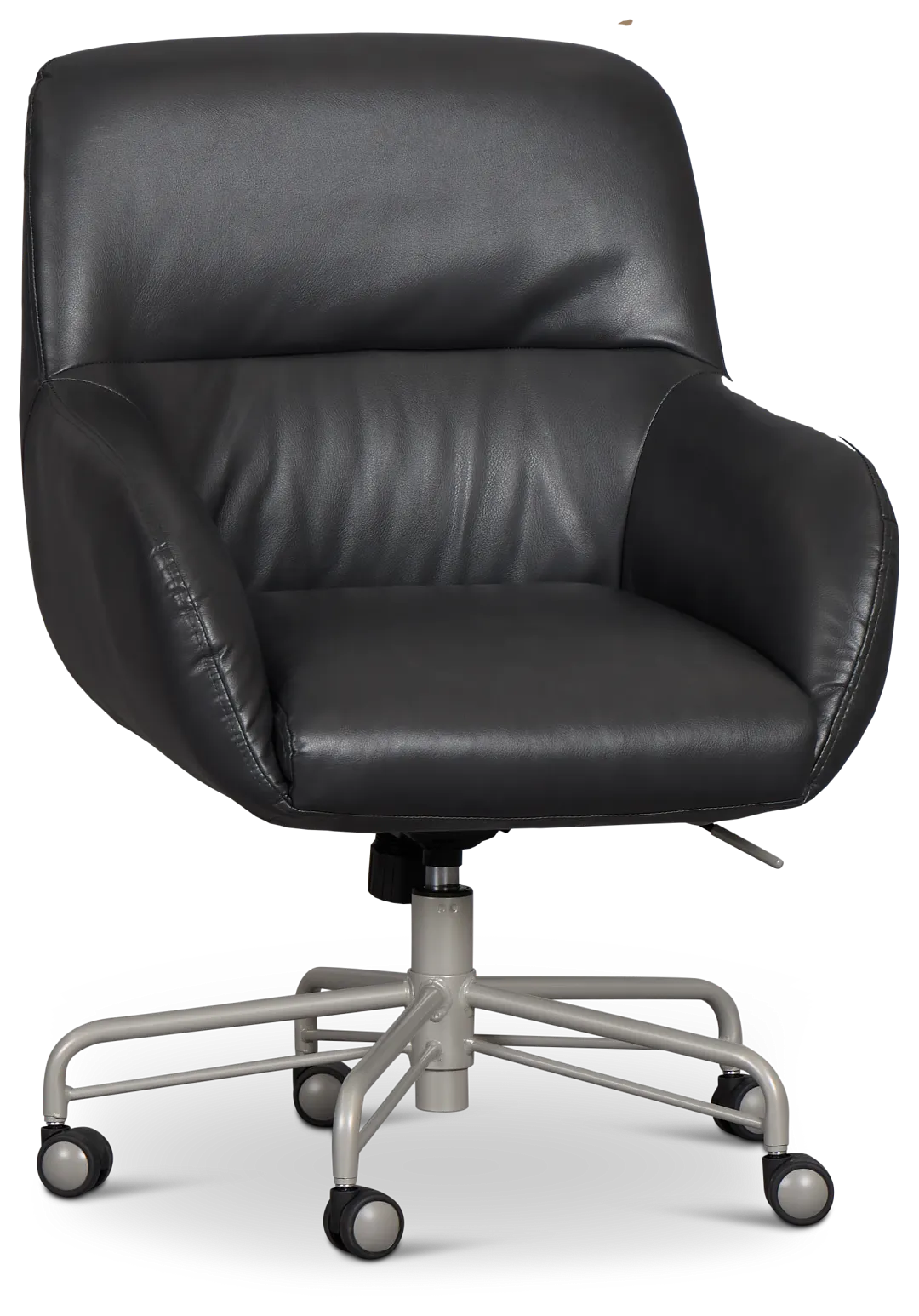 Ophelia Dark Gray Upholstered Desk Chair