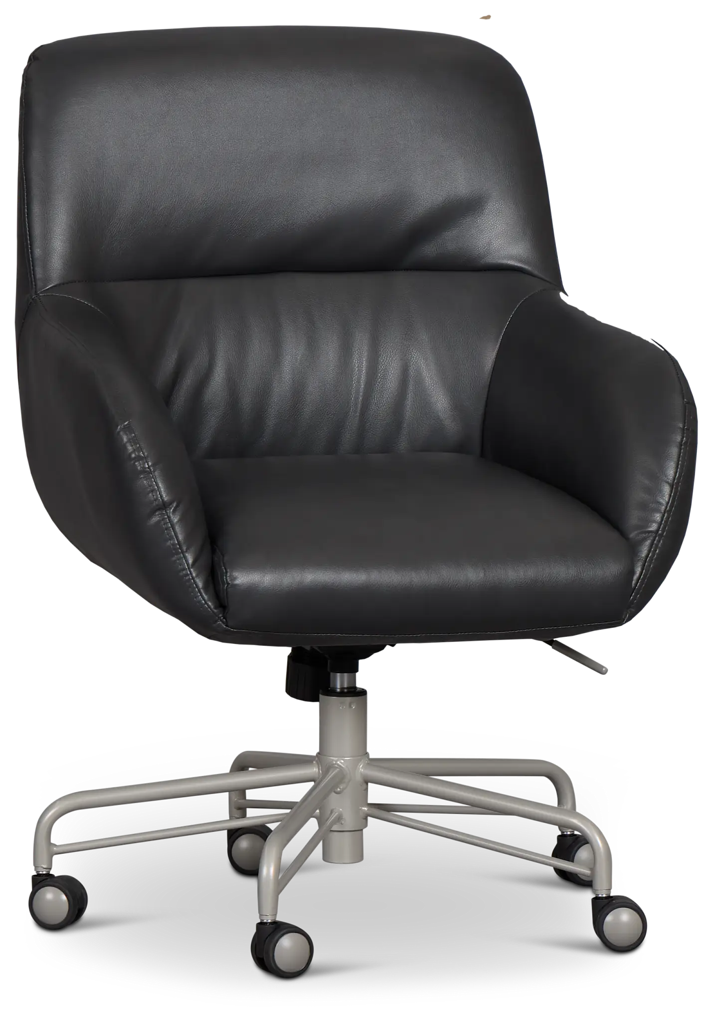 Ophelia Dark Gray Upholstered Desk Chair Ophelia Dark Gray Upholstered Desk Chair