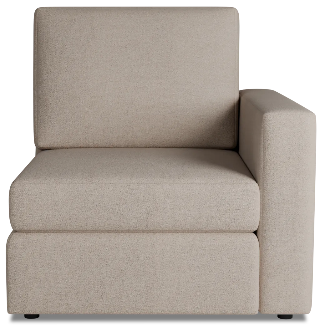 Citymod Beige Fabric Right Chair