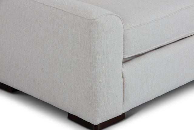 Austin White Fabric Memory Foam Sleeper