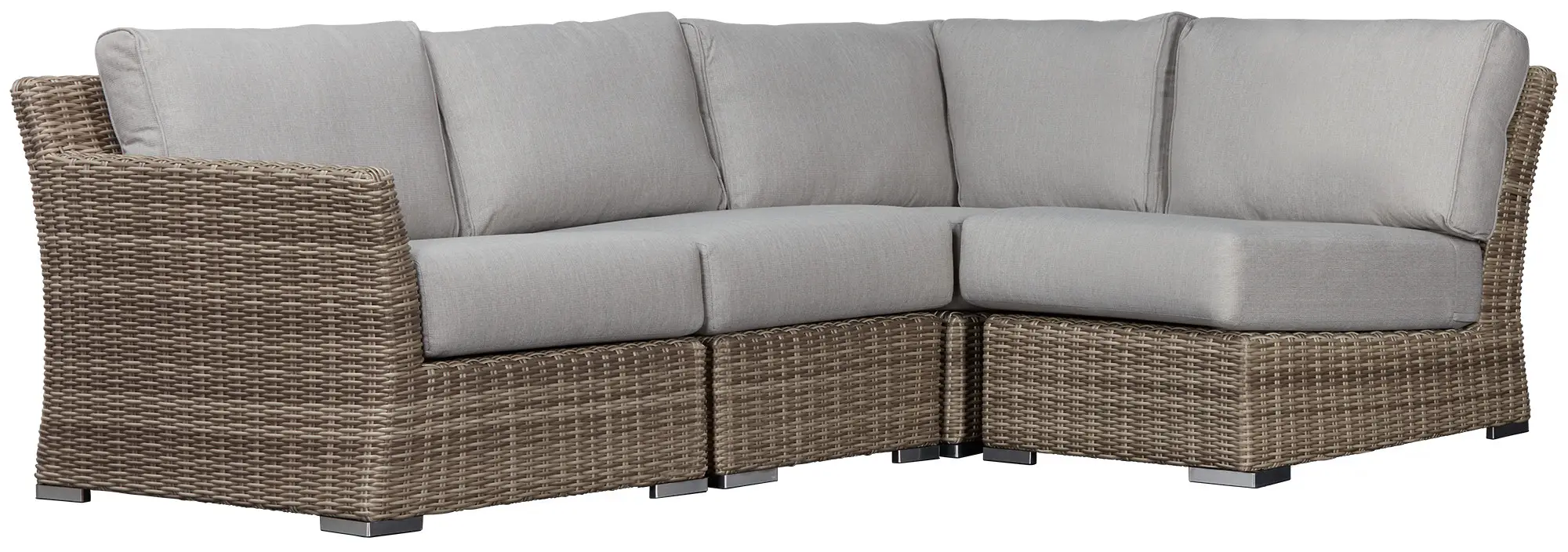 Raleigh Gray Left 4-piece Modular Sectional Raleigh Gray Left 4-piece Modular Sectional