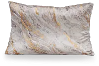 Leiana Gold Velvet Lumbar Accent Pillow