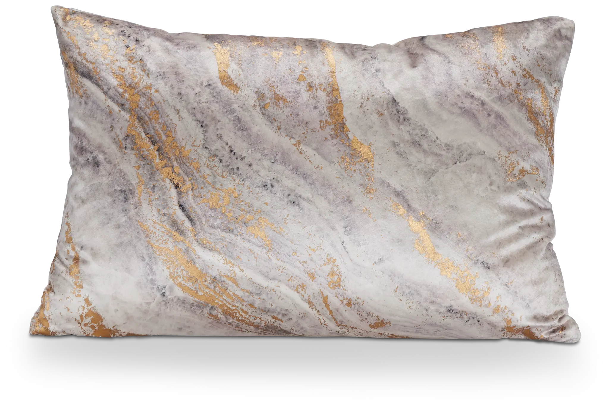 Leiana Gold Velvet Lumbar Accent Pillow Leiana Gold Velvet Lumbar Accent Pillow