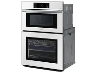 Samsung Bespoke Series White 30" Electric Oven And Microwave Combo